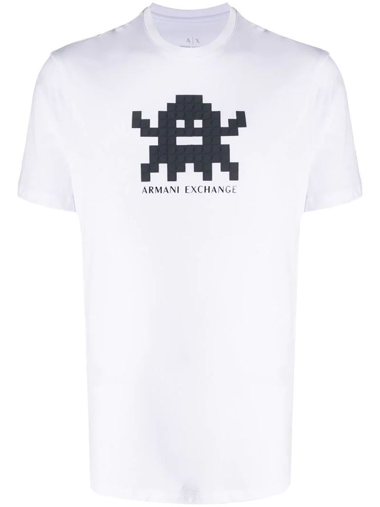 pixel jersey T-shirt