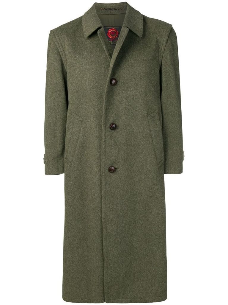 1990 single-breasted midi coat