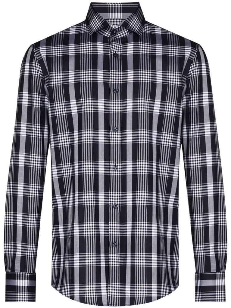 Jason check-pattern long-sleeve shirt