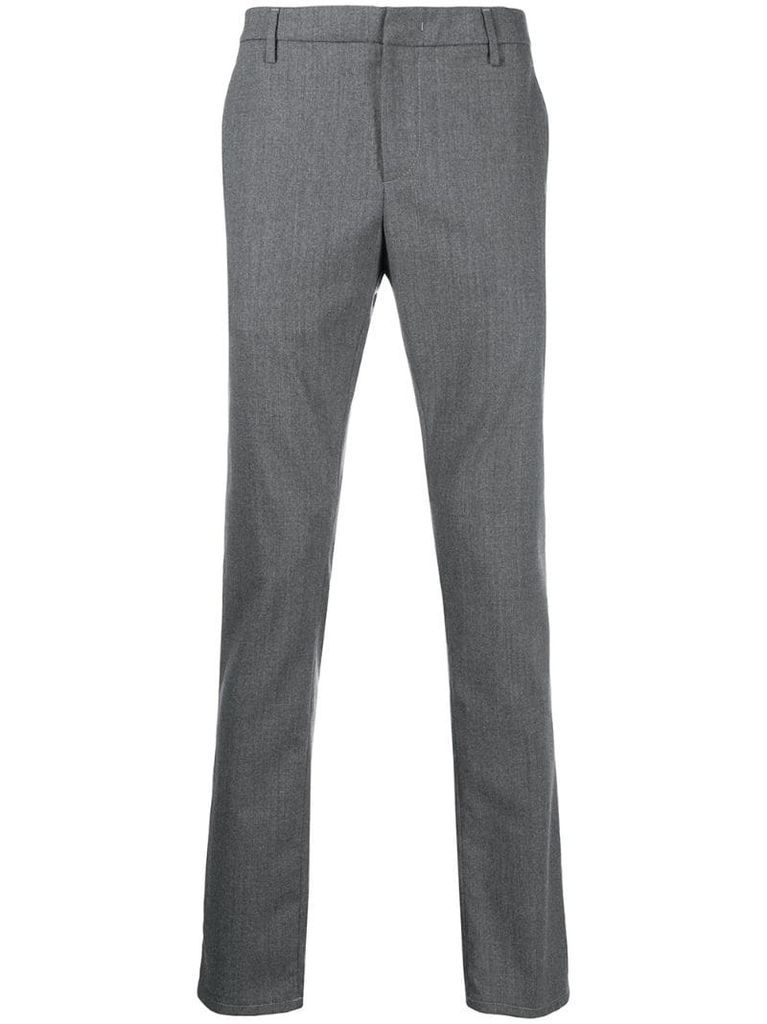wool twill tailored trousers