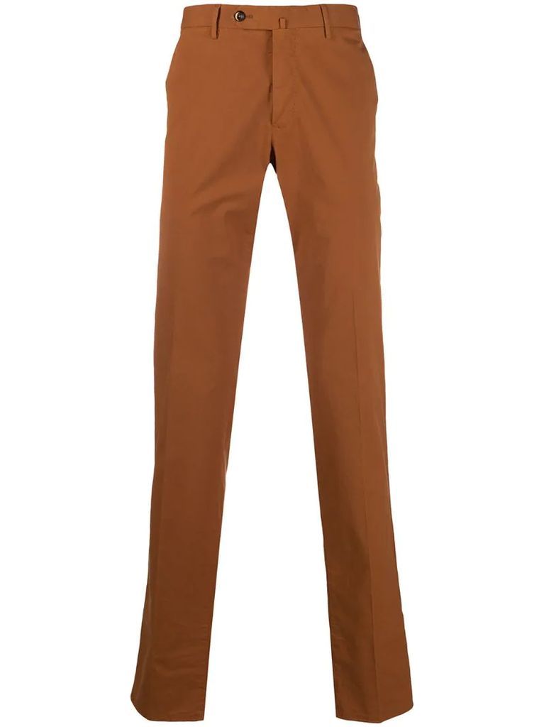 stretch-cotton chino trousers