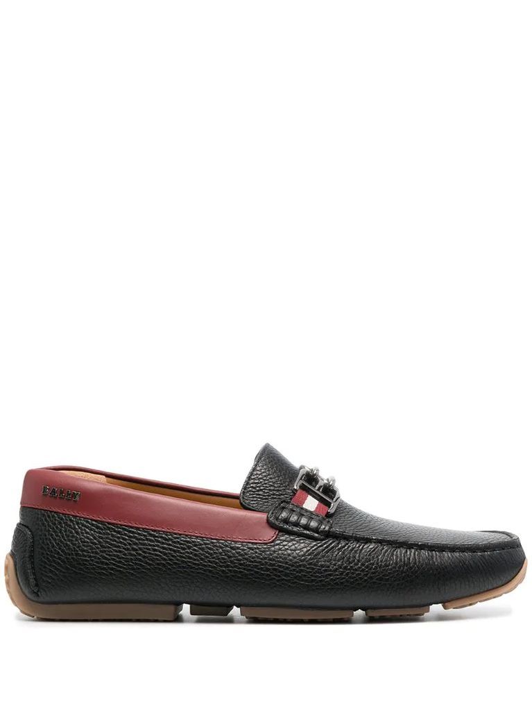 buckle-detail loafers