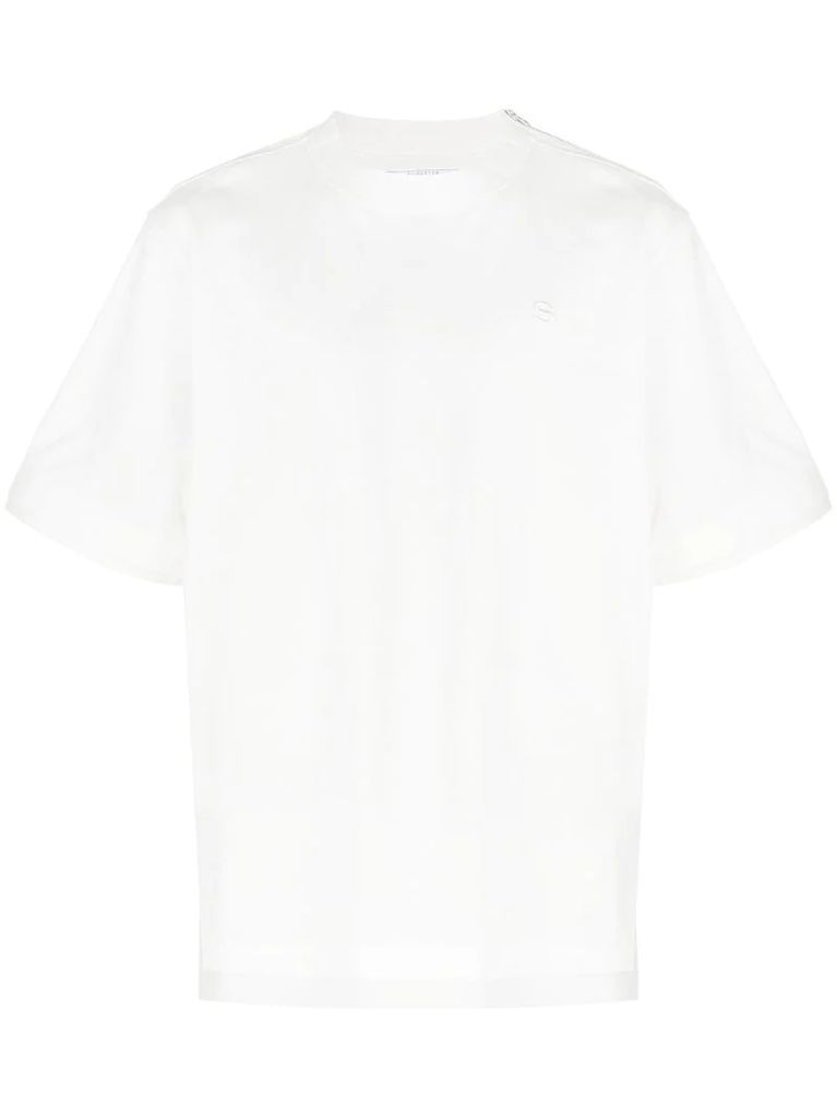 embroidered monogram cotton T-shirt