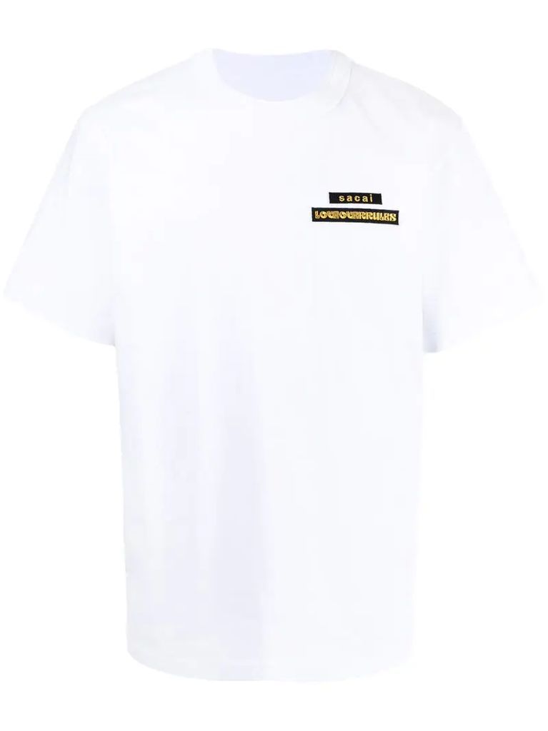 logo-patch oversized cotton T-shirt
