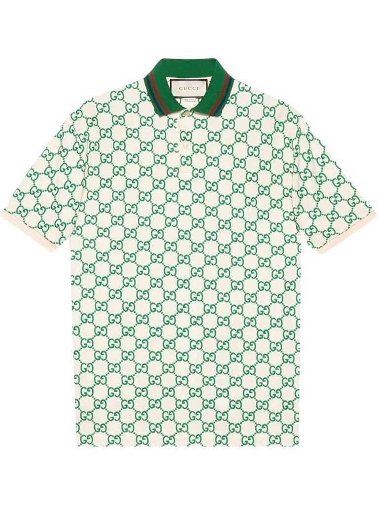 GG embroidered polo shirt