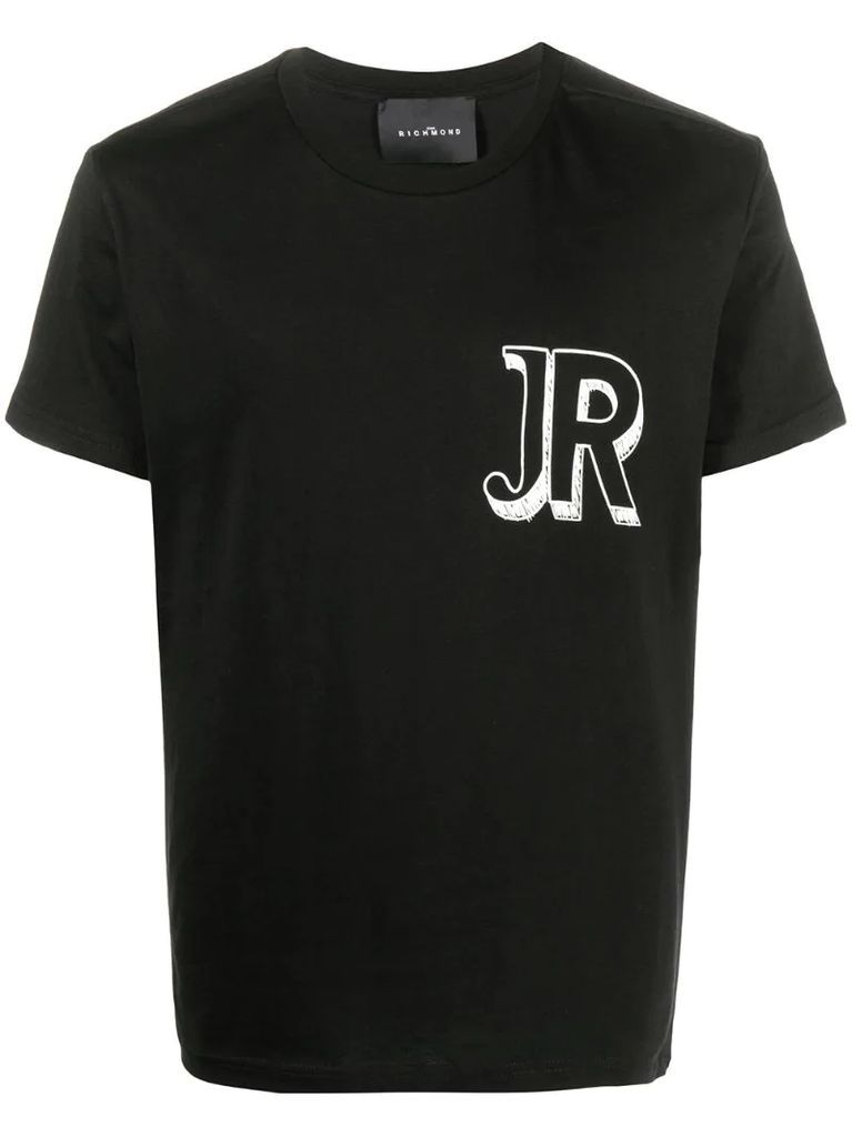 JR logo printed T-shirt