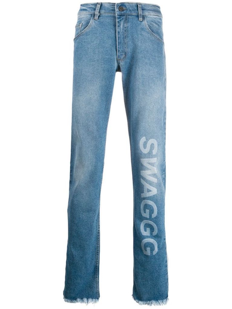 Swagg mid-rise slim jeans