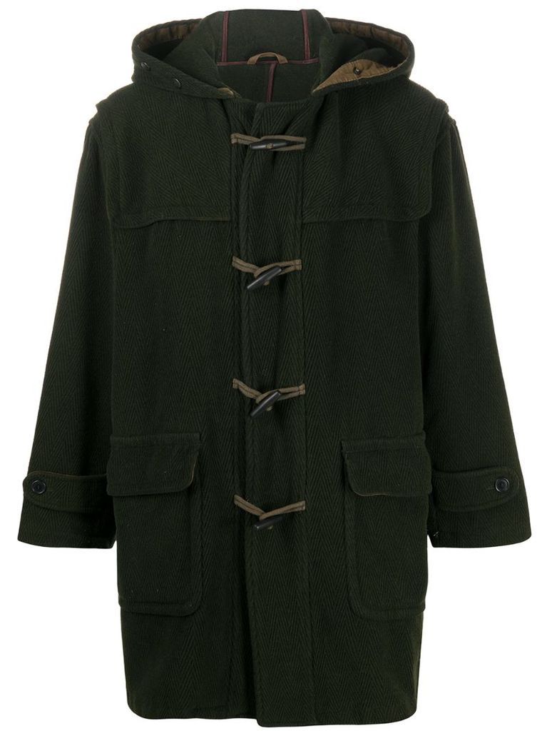 1990s hooded duffle jacket
