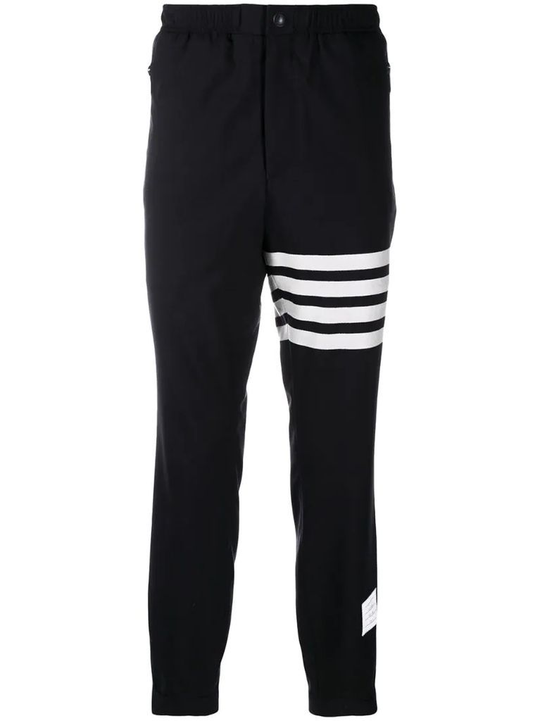 4-Bar tapered track pants