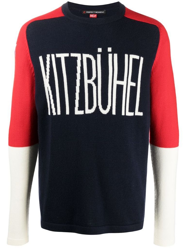 Kitzbuhel colour block sweater