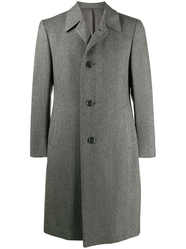 1970s Simon Ackerman's slim-fit knee-length coat