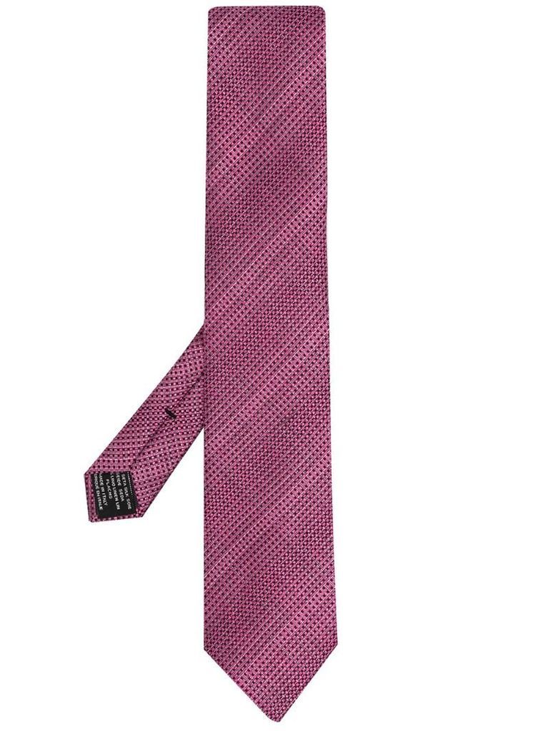 gradient geometric pattern necktie