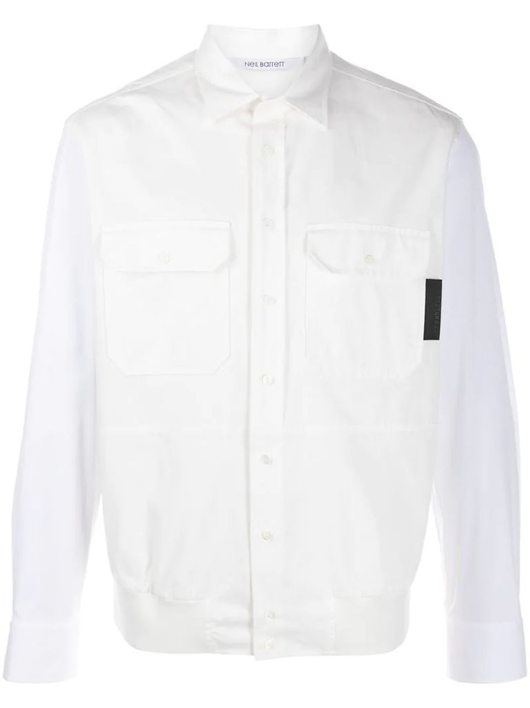 chest-pockets overshirt