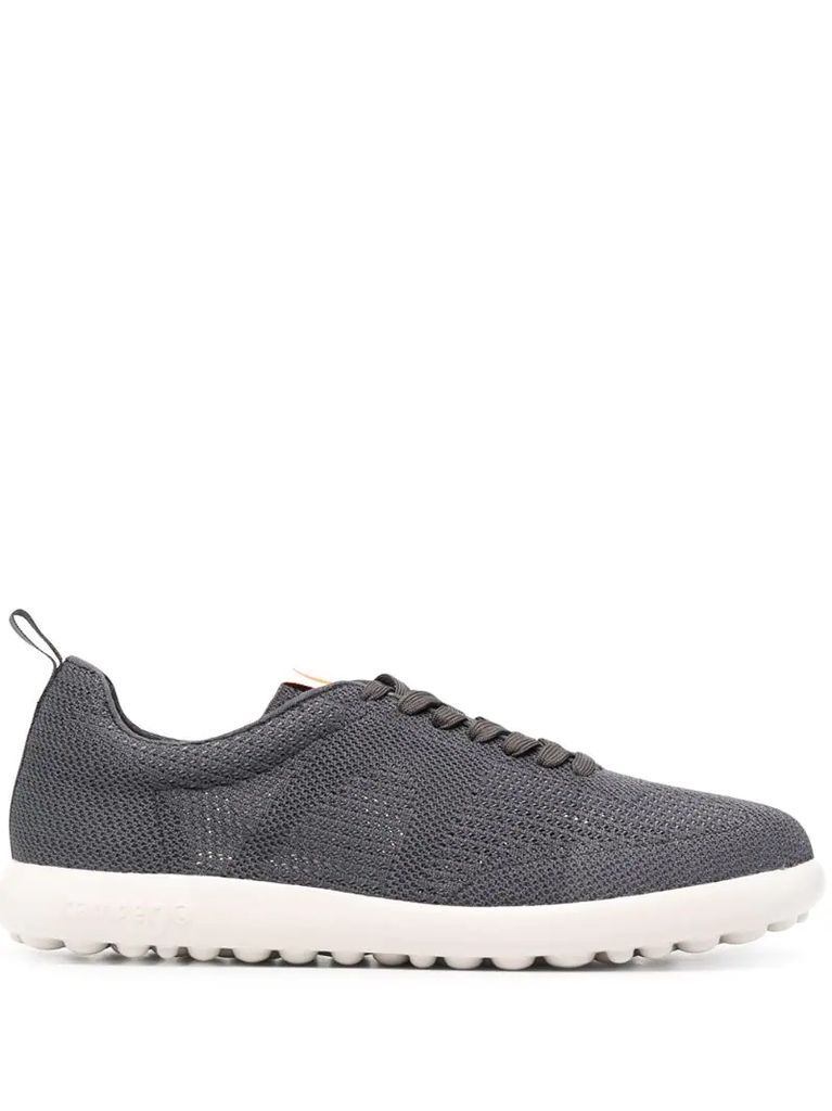 low-top lace-up trainers