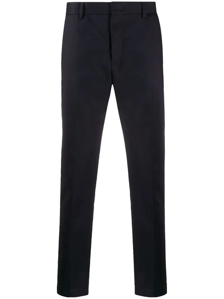 jetted pockets tailored trousers