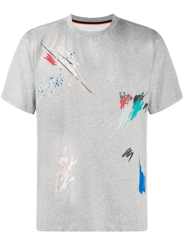 paint splatter T-shirt