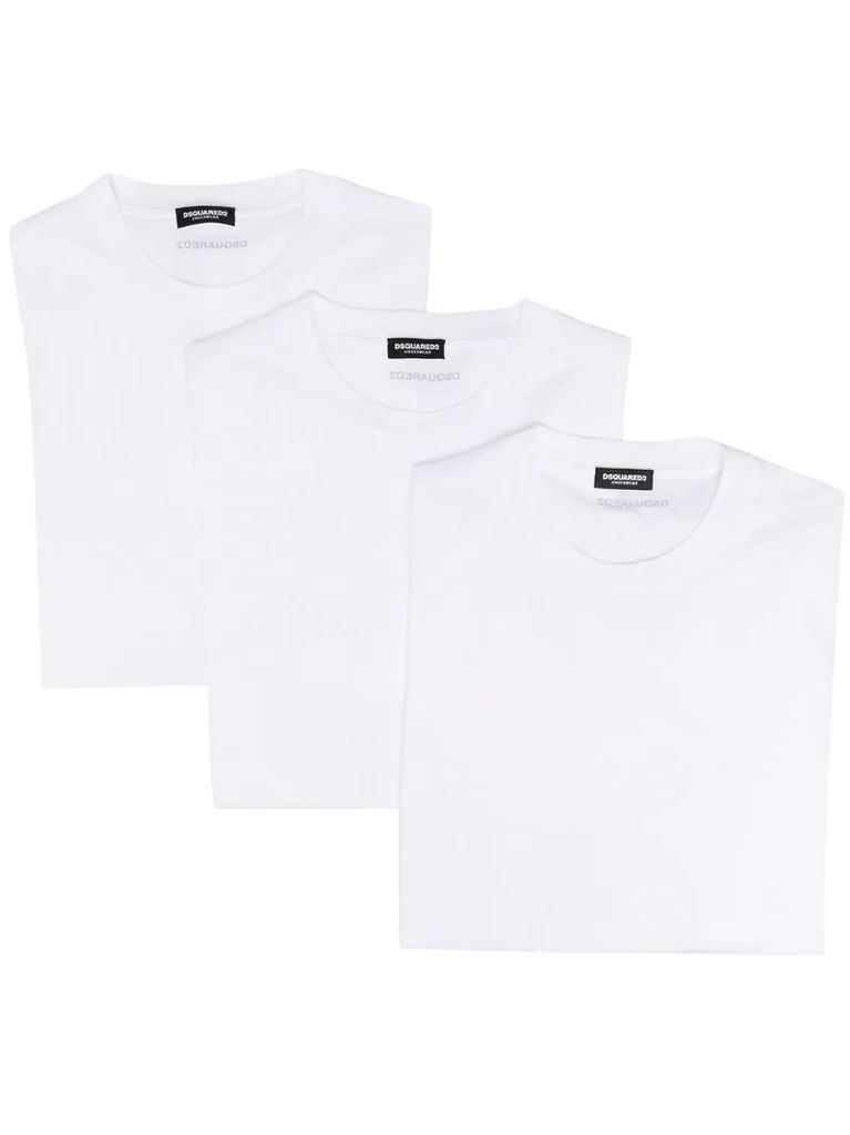 round neck T-shirt (set of three)