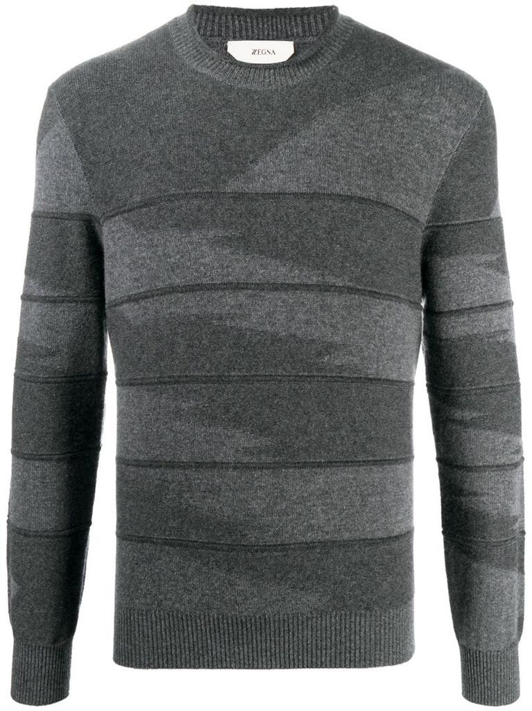 intarsia-knit cashmere jumper