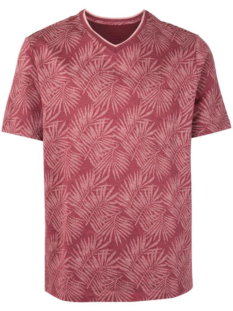 floral-pattern T-shirt