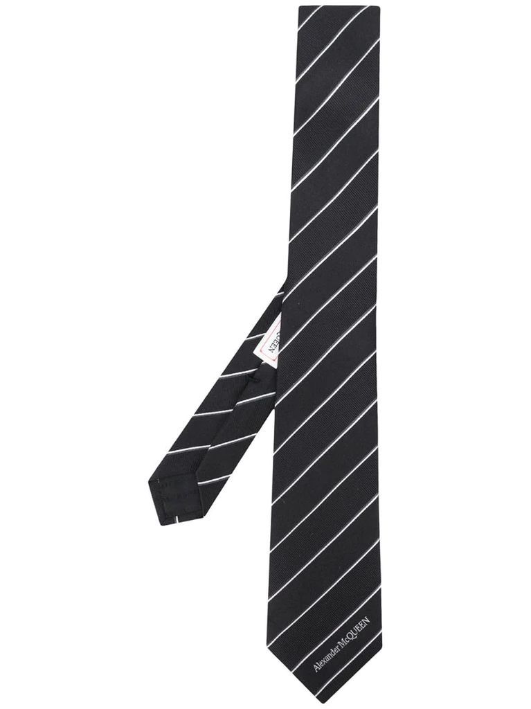 striped tie