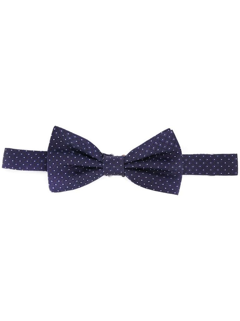 diamond-jacquard bow tie