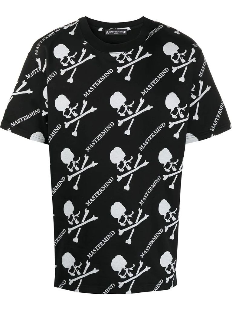 graphic skull print t-shirt