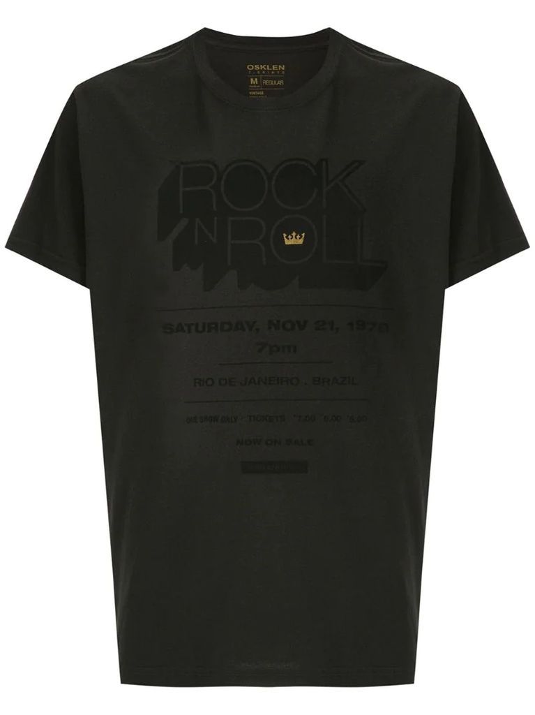 Rock Poster print T-shirt