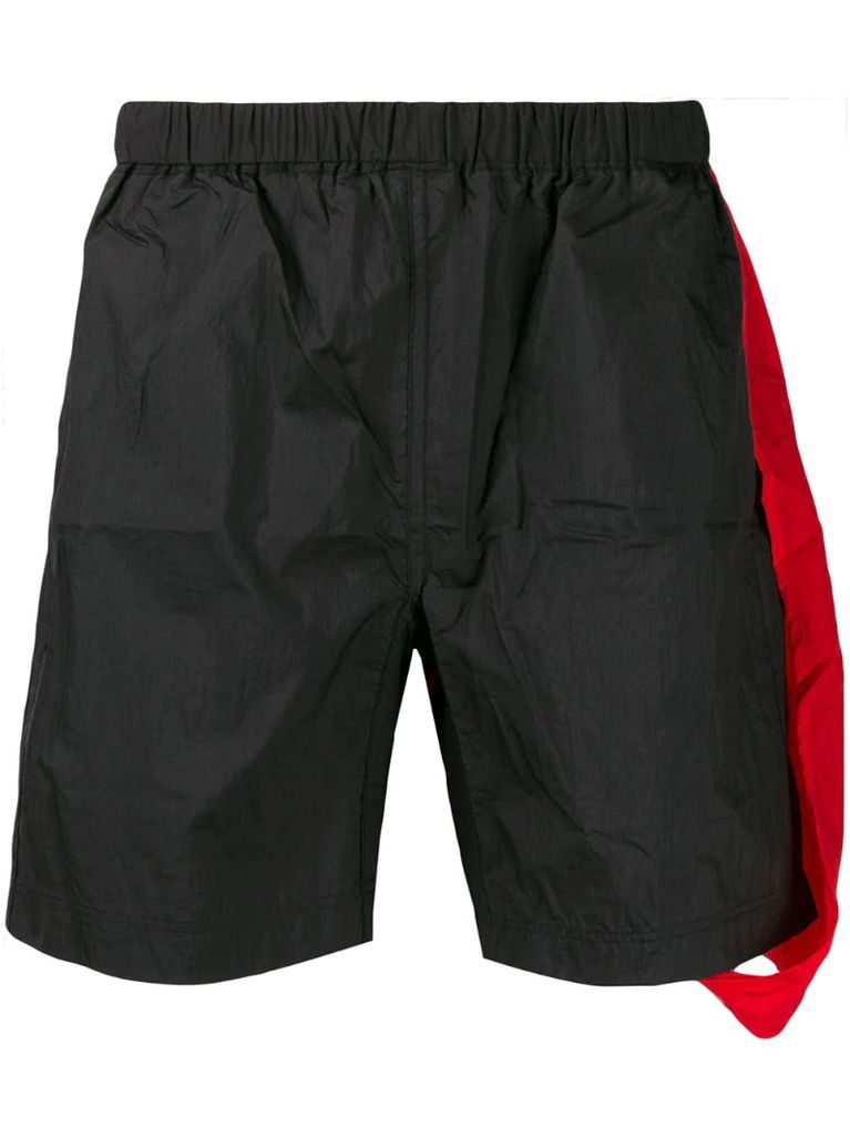 layered asymmetric shorts