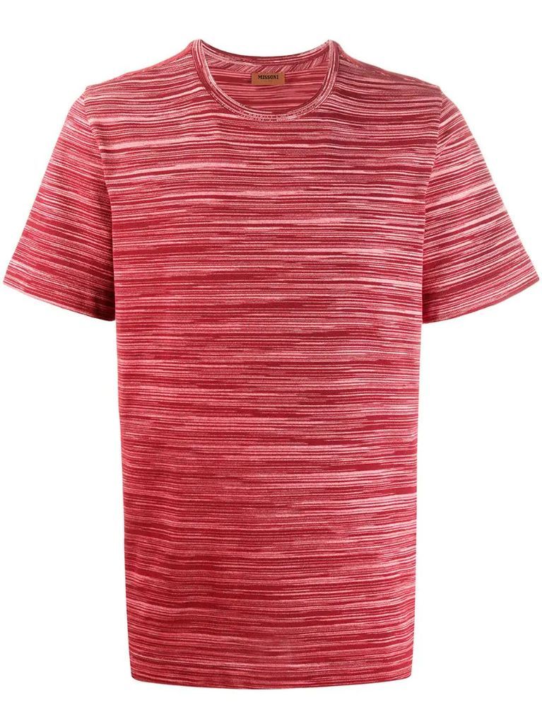 striped knit T-shirt