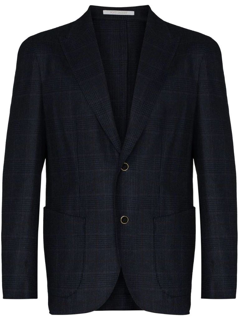 Young checked blazer