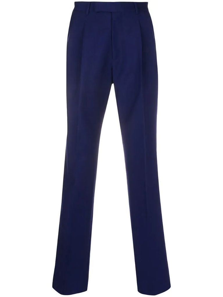 loose-fit darted trousers