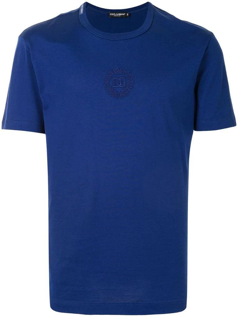 tonal logo-embroidered T-shirt