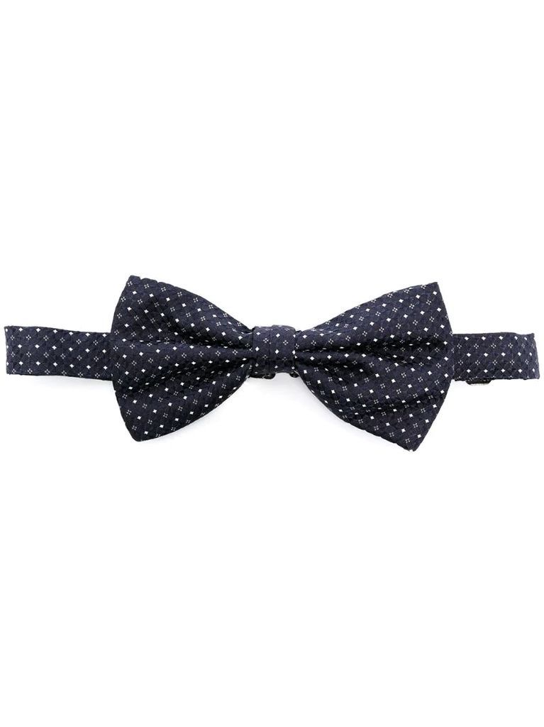 geometric patterned bow tie