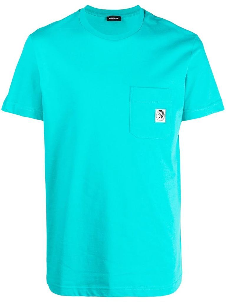 logo patch-pocket t-shirt