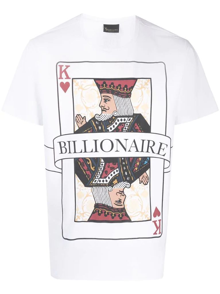 casino print T-shirt