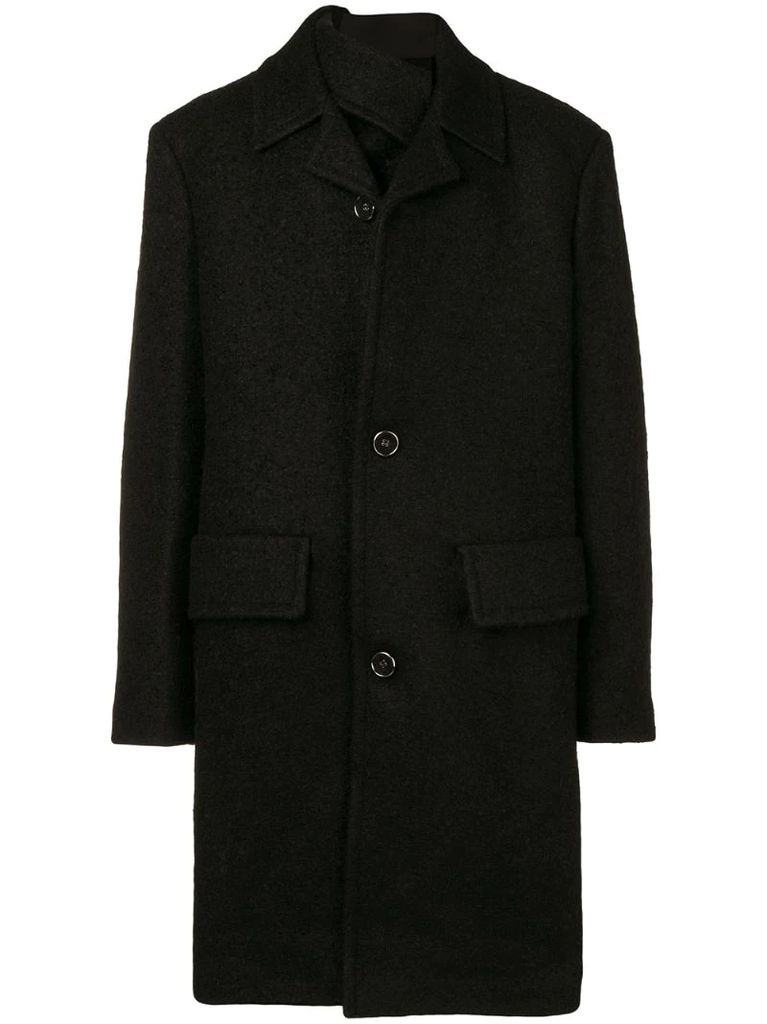 single-breasted coat