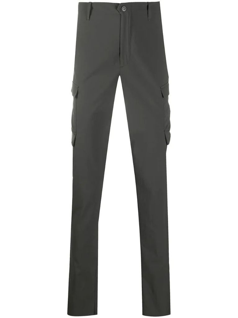 cargo tapered-leg trousers