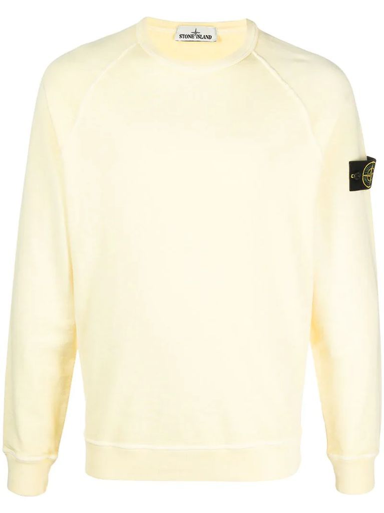 logo patch cotton sweatshirt
