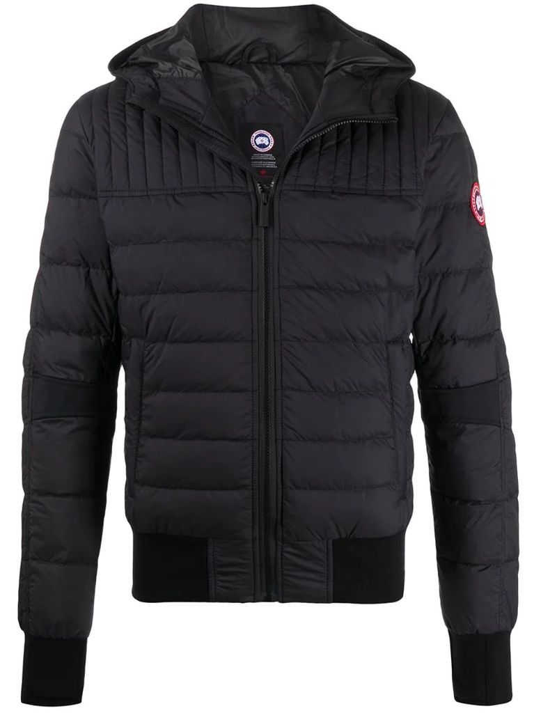long sleeve fitted puffer jacket