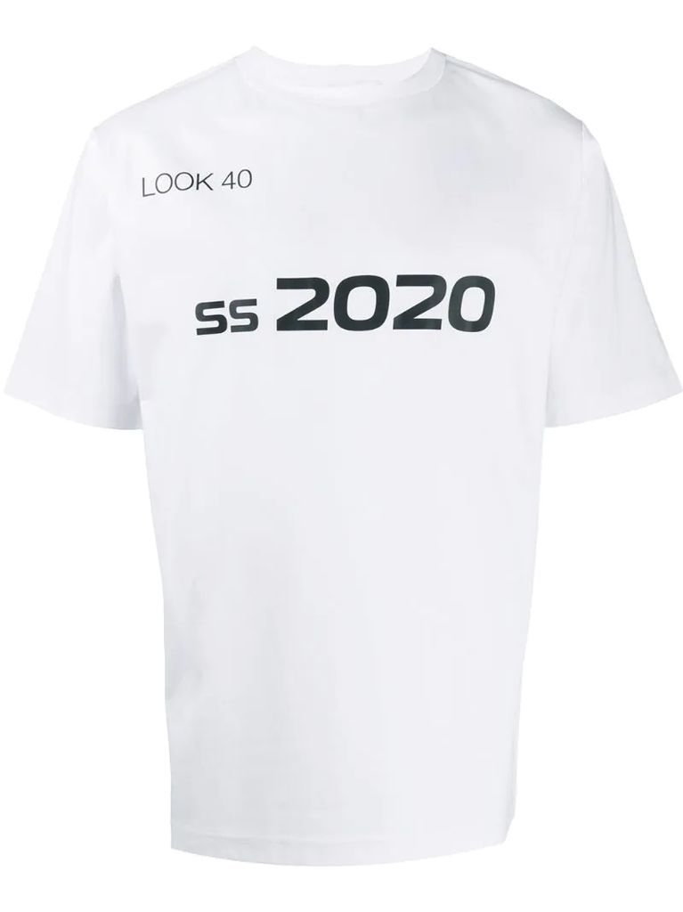 'SS 2020' print T-shirt