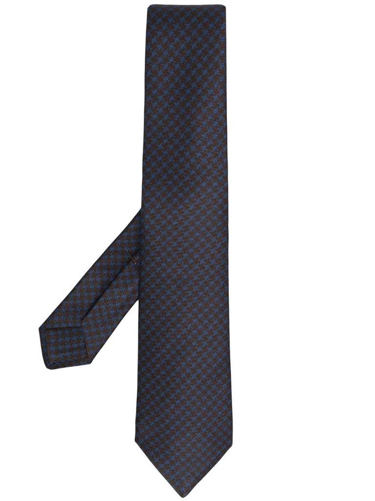 houndstooth print tie