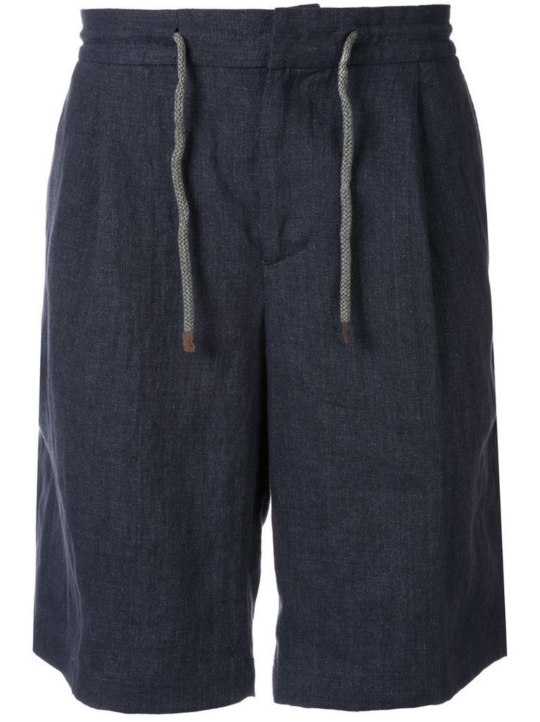 linen drawtring shorts