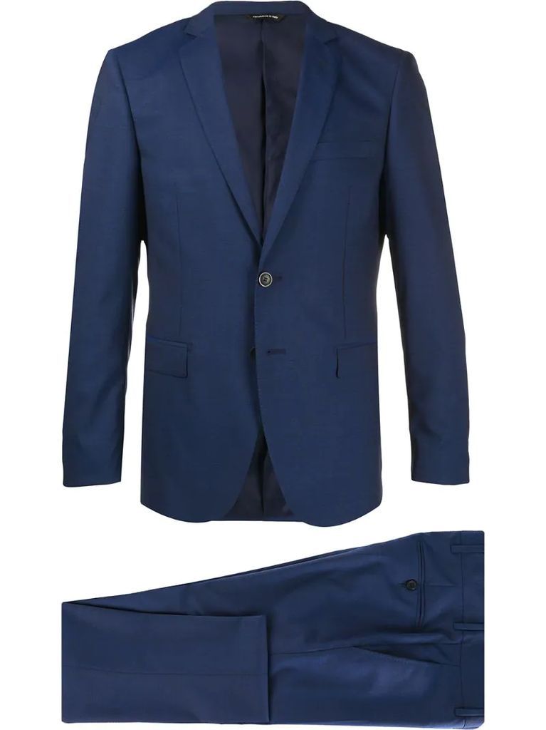 fitted two-piece suit