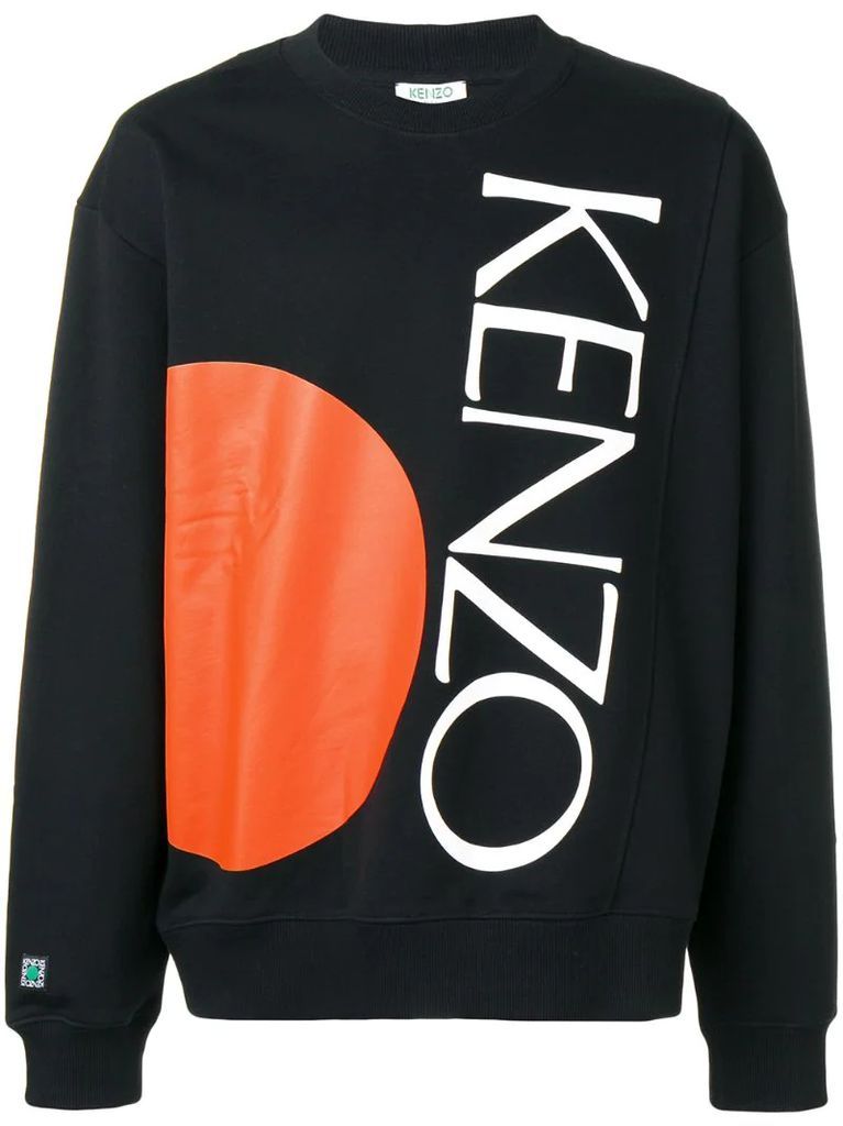 logo print sweatshirt