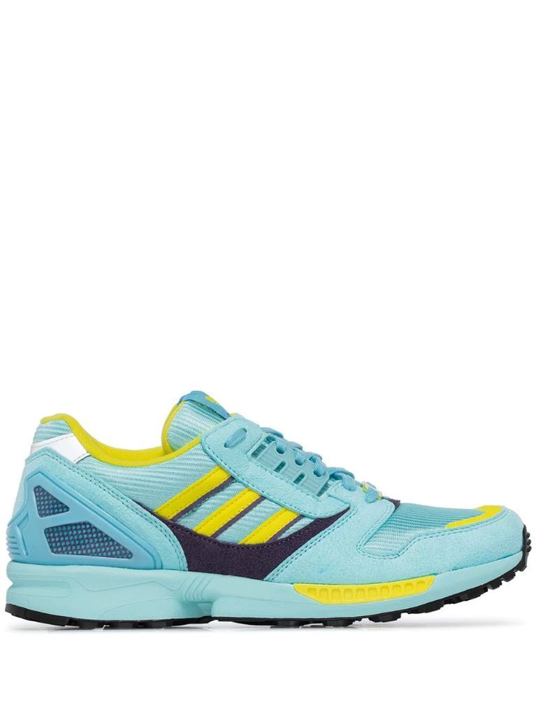 ZX 8000 two-tone suede sneakers