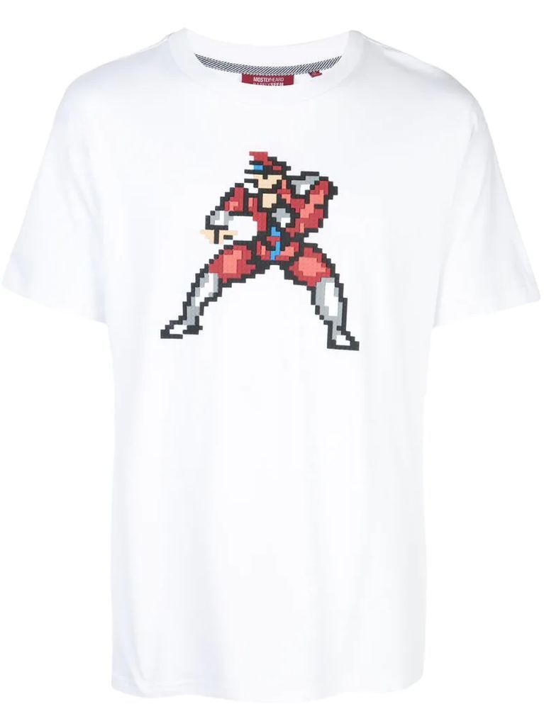 Captain Red pixelated T-shirt