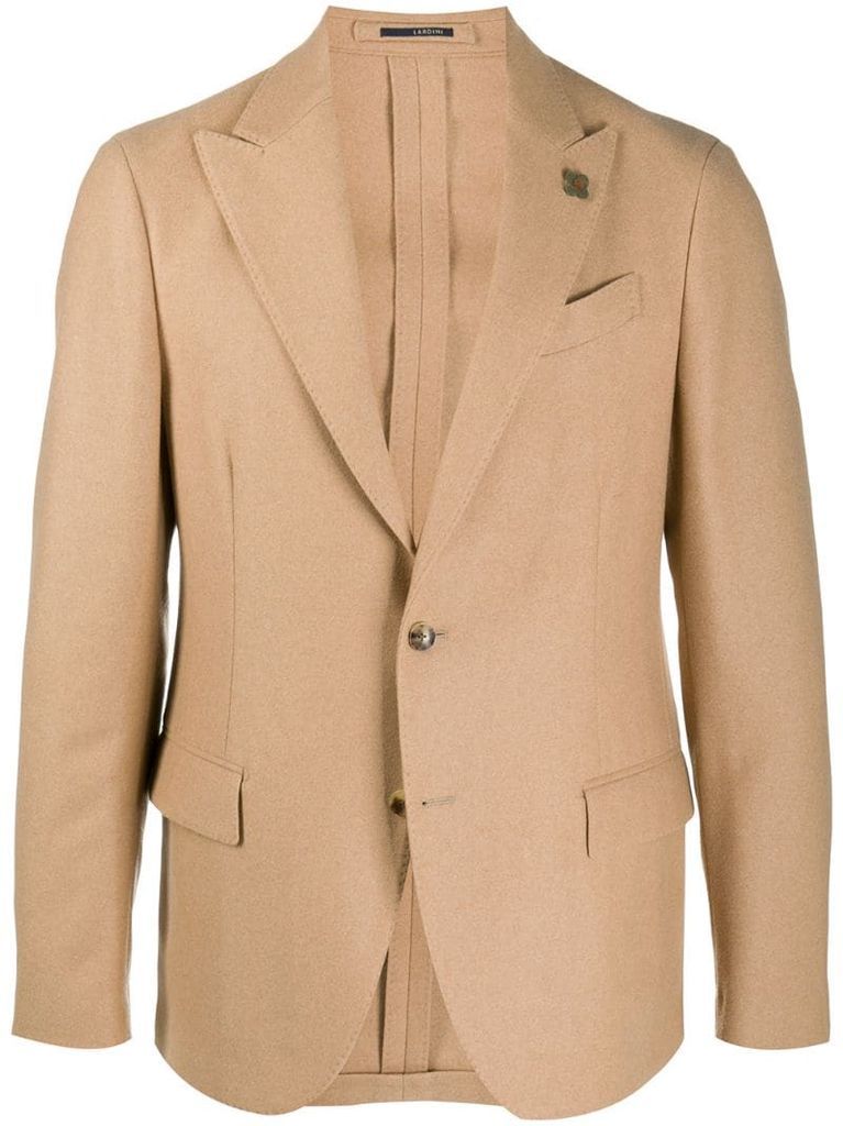 tailored single-breasted blazer