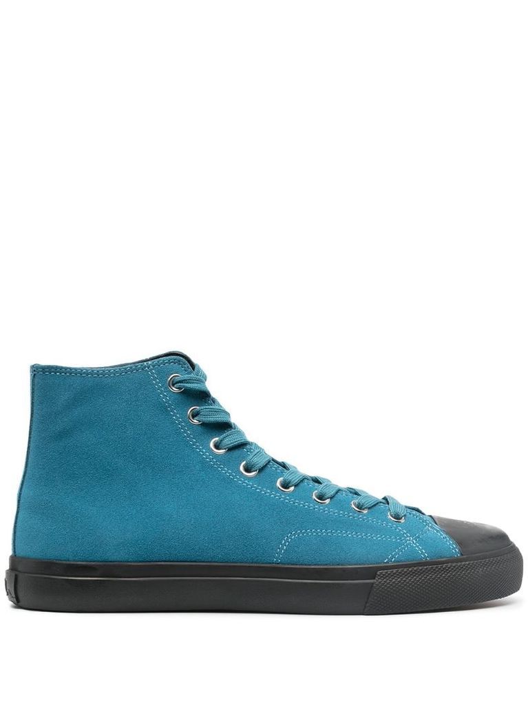 lace-up hi-top sneakers