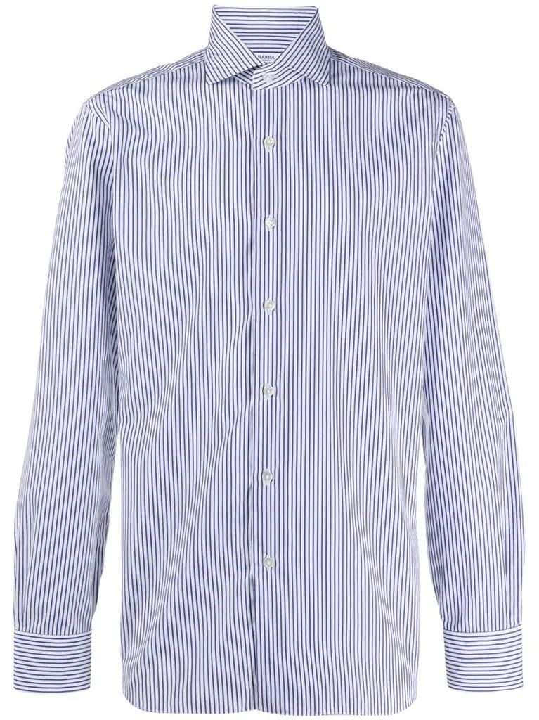Culto striped long-sleeve shirt