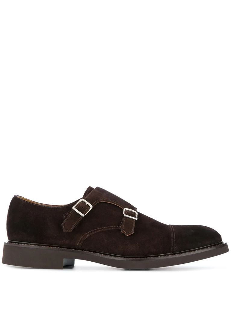 Kevin double-buckle monk shoes